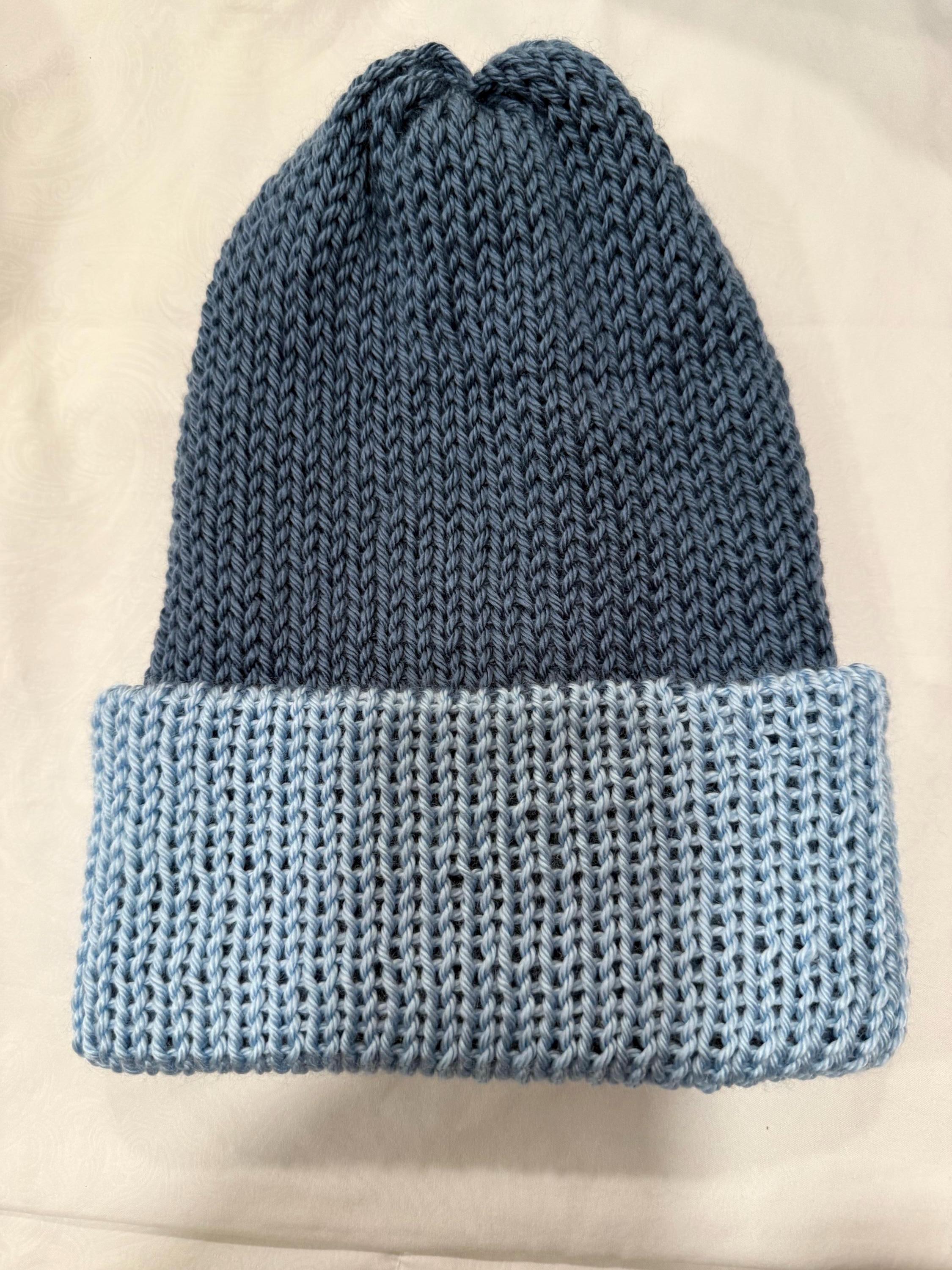Handmade Knit Cuffed Beanie – Soft Winter Hat, PNW Cap