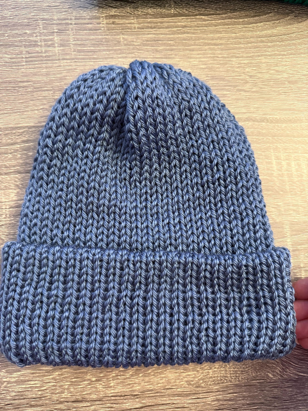 Handmade Knit Cuffed Beanie – Soft Winter Hat, PNW Cap